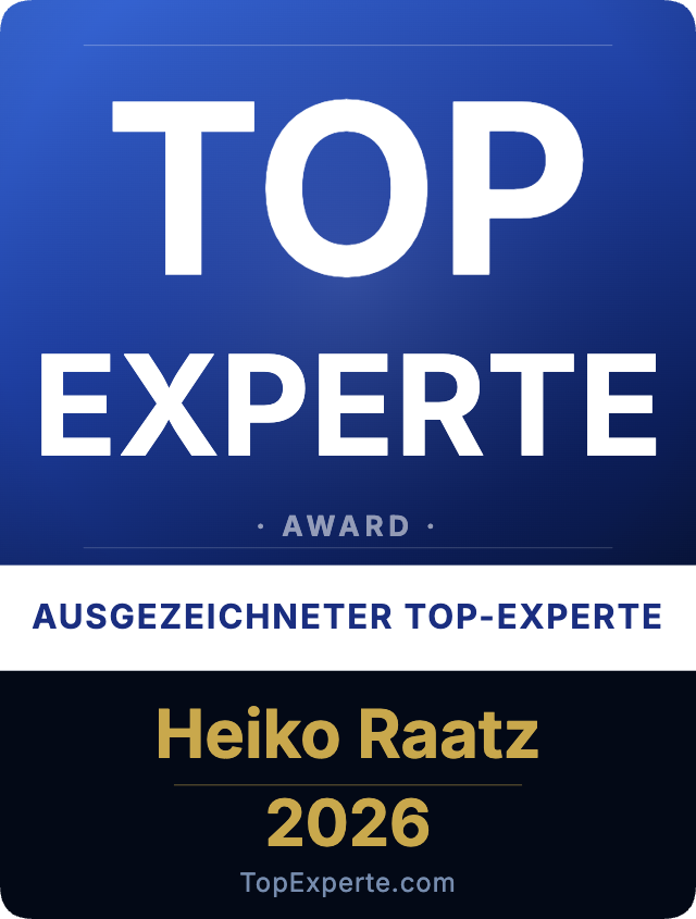 TopExperte Award Heiko Raatz 2026
