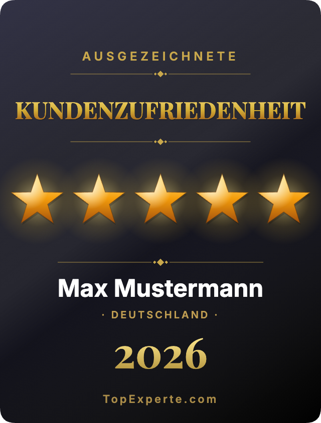 Award Ausgezeichnete Kundenzufriedenheit 2026