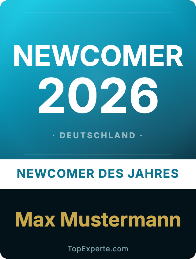 Award Newcomer des Jahres 2026