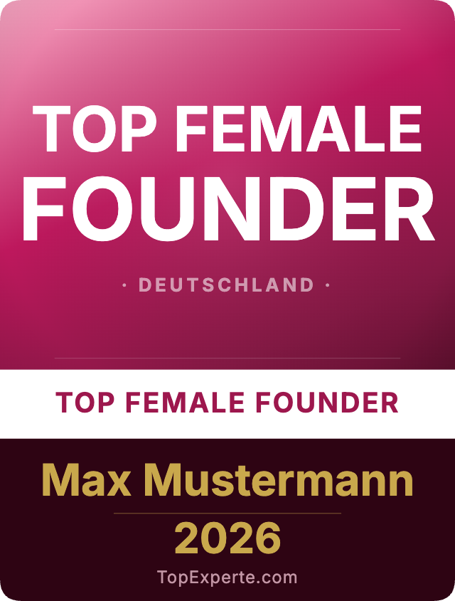 Award Top Female Founder 2026