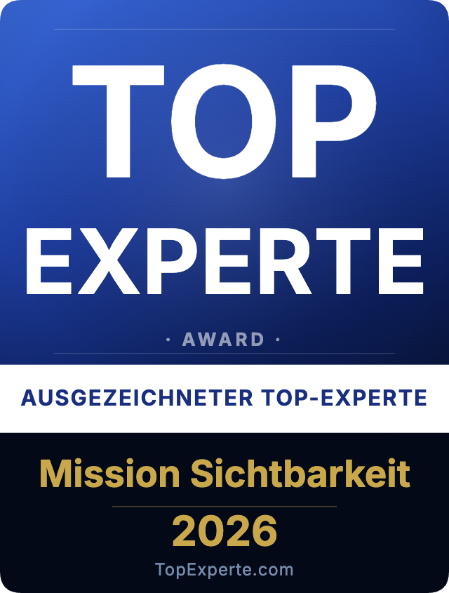 TopExperte Award – Mission Sichtbarkeit
