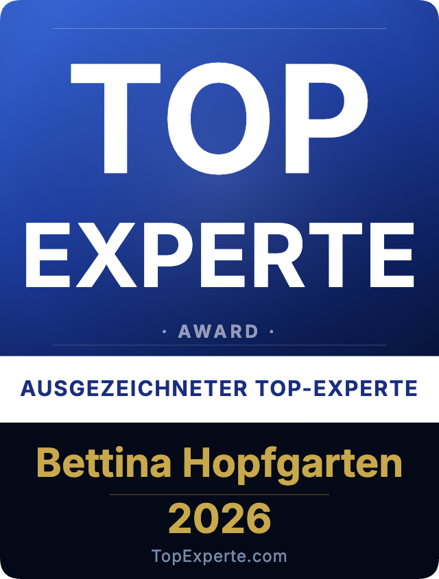 TopExperte Award – Bettina Hopfgarten
